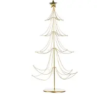 Goodwill Weihnachtsbaum-Dekorativer Weihnachtsbaum Gold 86 cm