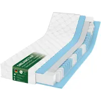 Dreamstar Ergonomische 7-Zonen Matratze mit Taschenfederkern | 180 x 200 cm | 17cm | H2 & H3 | Ergo Flex Duo | Wendematratze