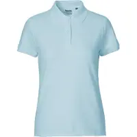 Neutral O22980 | Damen Classic Polo / 100% Fairtrade-Baumwolle - Farbe: Light Blue - Größe: L