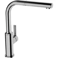 Hansa Ronda Spültisch-Mischer mit Auszugbrause mit Flexschläuche chrom, 1 Stk.