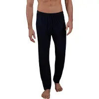 Ceceba Herren Lange-Hose, Schlafhose, Pyjama-Hose - Baumwolle, Single Jersey, navy, uni Größe: 60