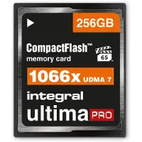 Integral INCF256G1066X, 256 GB, CFast, 160 MB/s, 140 MB/s, Schwarz