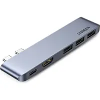 UGREEN 60559, USB 3.2 Gen 1 (3.1 Gen 1) Type-C, Silber, 112 mm, 28 mm, 85 mm