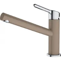 Franke Armatur ORBIT in CHROM-CASHMERE mit Festauslauf / Küchenarmatur / Einhebelmischer