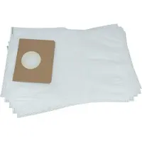 VHBW 5x Staubbeutel kompatibel mit Kärcher NT 55/1 Tact Adv, NT 55/1 Tact Te, NT 55/1 Tact, NT 50/1 Mwf Staubsauger - 39,8cm x 25cm Weiß