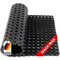 Floordirekt Ringgummimatte Octagon Schmutzmatte Gummimatte Ringmatte wetterfest 100x400x2,3 cm