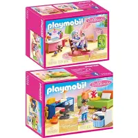 Playmobil 70209 70210 Dollhouse 2er Set Jugendzimm
