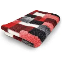 Vetbed Vet Bed Hundebett Patchwork rot 150 x 100 cm