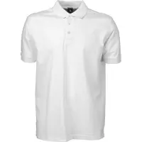 Tee Jays Herren Luxury Stretch Polo-Shirt, Kurzarm BC3305 (S) (Weiß)