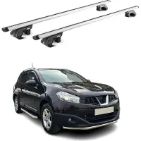 Aurilis Dachträger für Nissan Qashqai J10 J11 2006-2021 5 tür 90kg Alu Silber 2x ABE