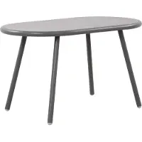 CLP Couchtisch Velva wetterfest und UV-beständig | Farbe dunkelgrau