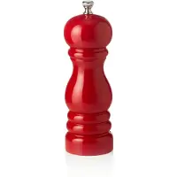 WAS Germany Salzmühle rot glänzend, 15 cm, Gummibaumholz, Classic Mill