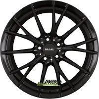 Mak Fabrik-D schwarz glänzend 9x20 ET35 - LK5/120 ML72.6 Leichtmetallrad Alu