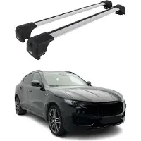 Omac 7901916 Dachreling Dachträger Aluminium 75 kg Max für MASERATI Levante SUV (M161)