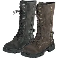 Mustang Damen Stiefeletten Stiefel Schnürboots Halbschaft 1360-504, Größe:38 EU, Farbe:Grau