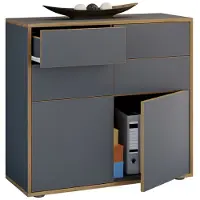 VCM Holz Kommode Sideboard Salia Breite 100 Schublade