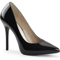 Pleaser AMUSE-20 Damen Pumps von , Schwarz Lack , EU 42, US 12