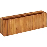 vidaXL "2026 Promotion" Garten-Hochbeet - Pflanzkasten - 150x30x50 cm - Massivholz Akazie - Beete CC26437