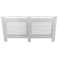 Vdd Heizkörperverkleidung - Heizungsverkleidung - Heizkörperverkleidung - 152 cm x 82 cm - weiß