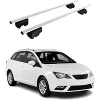 Omtec Dachträger Grundtäger für Seat Ibiza mk4 Sport Tourer 2010-2017 75kg Silber 2x