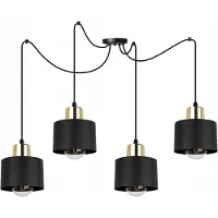 Light11 HOME Moderne Deckenhängelampe Schwarze Led-Lampe