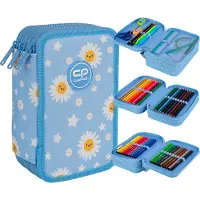 CoolPack 3-FACH 44-teilig Mäppchen Federmappe Federtasche JUMPER 3 DAISY SUN