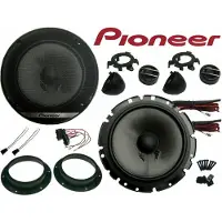 DSX Pioneer 2wege passend für VW Touran 1T1 03-10 Lautsprecher Set Tür Vorn 300 Watt