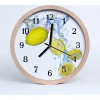 Tulup Holzuhr 20fi cm wanduhr - Zitronen Küche