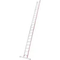 Hymer Sprossenanlegeleiter, 6 Sprossen, Länge 1,89 m, Reichhöhe 2,83 m, Gewicht 3,3 kg