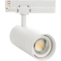 LEDKIA 3-Phasenstromschiene LED-Strahler 40W Wild CCT Wählbar Multiwinkel 24-60º Weiß