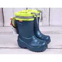 Demar Kinder Gummistiefel Winterstiefel Regenstiefel Kinderstiefel Gefüttert Petrolblau 26/27