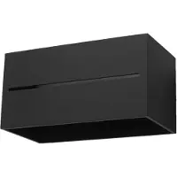 Sollux Wandleuchte LOBO MAXI schwarz 2xG9 8W Aluminium 10x12x20cm