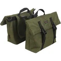 Famanu Doppelte Nylon Fahrradtasche - Wasserfest für Fahrräder und Motorräder