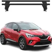 Menabo Dachträger Grundtäger für Renault Captur mk2 2019-2025 50kg Alu Schwarz