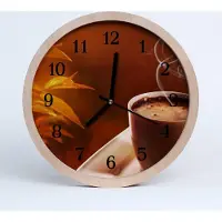 Tulup Holzuhr 30fi cm wanduhr - Kaffee-Lounge