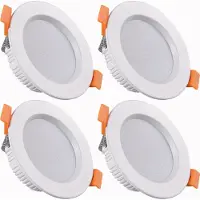 ROSNEK 4X 15W LED Panel Einbaustrahler Warmweiß Deckenleuchte Strahler Einbauleuchte Deckenlicht