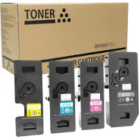 OBV Kompatibel B1237 B1238 Toner passend für Olivetti - schwarz, cyan, magenta, gelb BK 4000 / C M Y je 3000 Seiten
