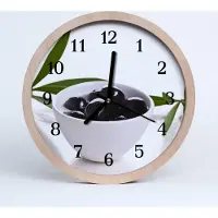 Tulup Holzuhr 20fi cm wanduhr - Oliven