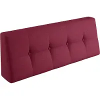 Sunnypillow Palettenkissen Verona Rückenkissen 120x40x20/10cm Red
