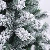 Markenlos Kunstweihnachtsbaum mit Schnee - Mini Kunstweihnachtsbaum 45 cm - Weiße Tischdekoration für Weihnachten