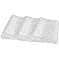 Intirilife 6er-Set Anti-Bakterielle transparente Kühlschrankmatten 45 x 30 cm - Schützt Obst und Gemüse vor Bakterien und Wasser