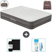 Bestway Luftmatratze - 2-Personen - 152 x 203 x 36 cm - Braun - Inklusive Zubehör
