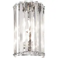 Kichler Elstead Crystal Skye LED Wandleuchte G9 2-fach Chrom