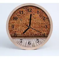 Tulup Holzuhr 20fi cm wanduhr - Mauer Architektur