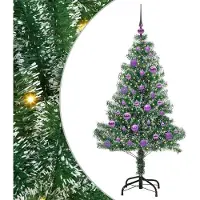 vidaXL Best Möbel Künstlicher Weihnachtsbaum beschneit mit LED Licht 150cm - Künstliche Weihnachtsbäume2026 623174