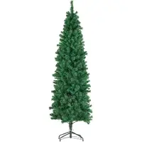 TecTake Weihnachtsbaum Comet verschiedene Größen, künstlich in Grün, mit dichten Nadeln pulverbeschichteter Metallständer mit Kunststoffkappen