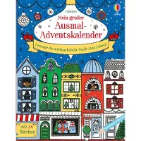 Usborne Mein großer Ausmal-Adventskalender