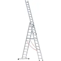 Euroline Premium 307 Mehrzweckleiter 3x13 Sprossen