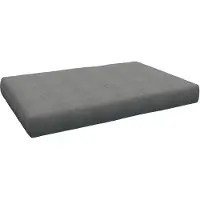 Pokar Palettenkissen Palettenauflagen mit abnehmbarem Bezug Palettensofa, Größe:Sitzkissen 120 x 80, Farbe:Grau