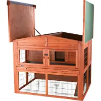 Trixie 62324, Haus, Meerschweinchen, Kaninchen, Braun, Holz, 7 Tür(en), 1350 mm